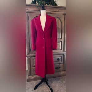 Vintage Red wool coat by Cattiva